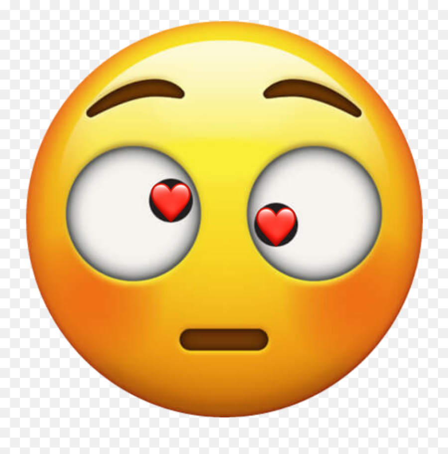 Emoji Gelb Yellow Freetoedit Heart - Coroa De Emoji De Coração,Weird Face Emoji
