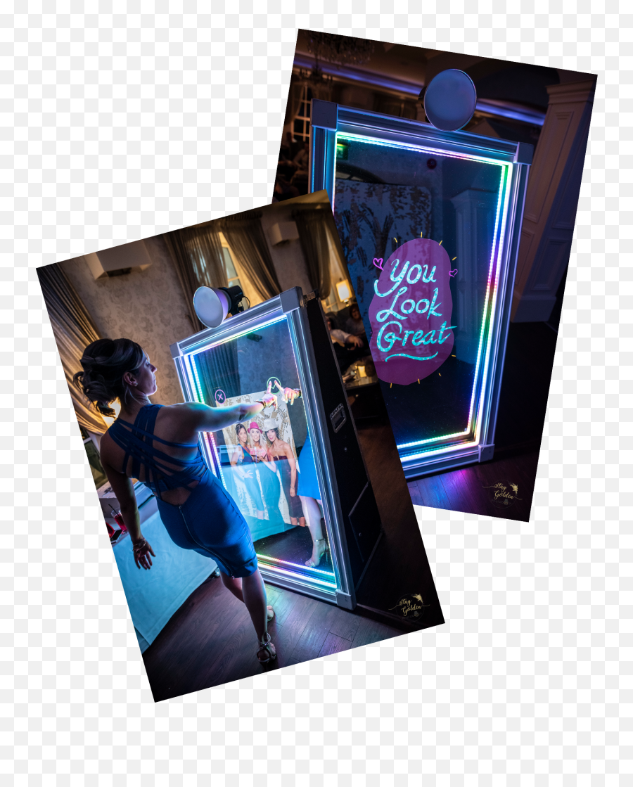 Luxe Mirror Booth - Graphic Design Emoji,Interactive Emoji