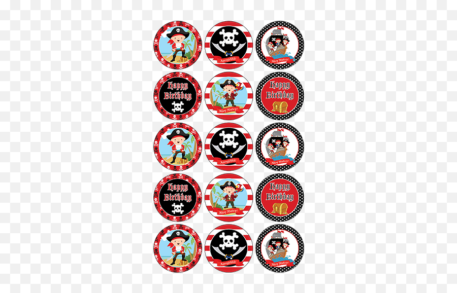 Pirates Cupcakes - Pirate Cupcake Toppers Emoji,Emoji Cupcake Stand