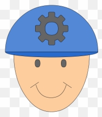 Engineer Mechanic Professions Helmet Illustration - Clip Art Emoji