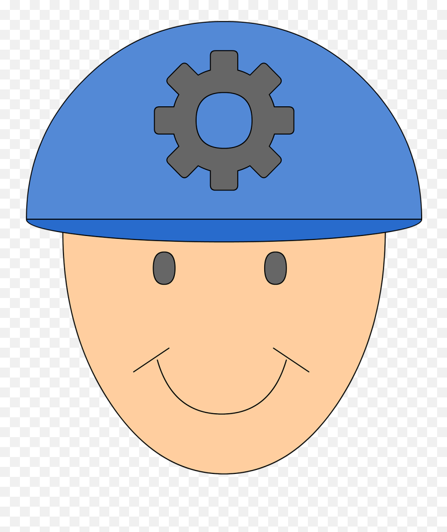 Engineer Mechanic Professions Helmet Illustration - Clip Art Emoji,Side Eye Emoticon