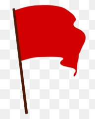 Flag Clipart Png - Waving Red Flag Clipart Emoji,Red Flag Emoji