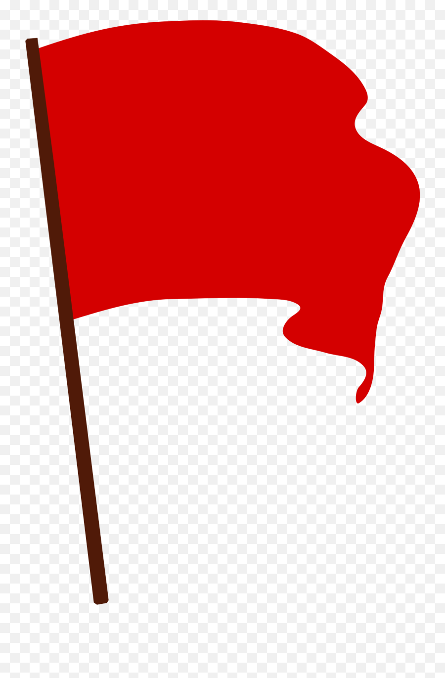 Flag Clipart Png - Waving Red Flag Clipart Emoji,Red Flag Emoji