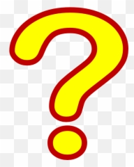 Yellow Question Mark Clipart - Png Emoji