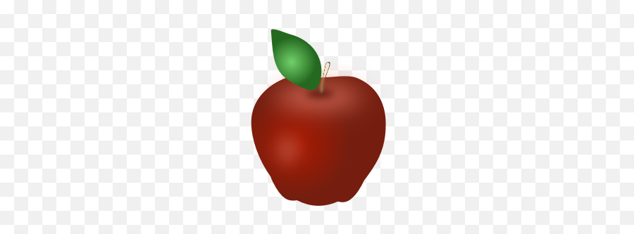 Apple Clipart - Mcintosh Emoji,Apple Old Emojis