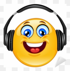 Headphone Emoticon Sticker Pixers - Thumbs Up Smiley Emoji,Headphone Emoji