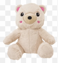 Bear Furry Pillow - Teddy Bear Emoji,Teddy Bear Emoji