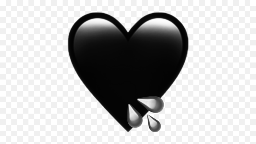 Aesthetic Black And White Emojis - Heart,Snapchat Streak Emojis