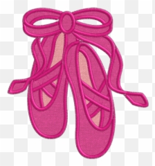 Ballet Shoes Applique 5x7 - Ballerina Shoes Applique Design Emoji,Ballet Shoe Emoji
