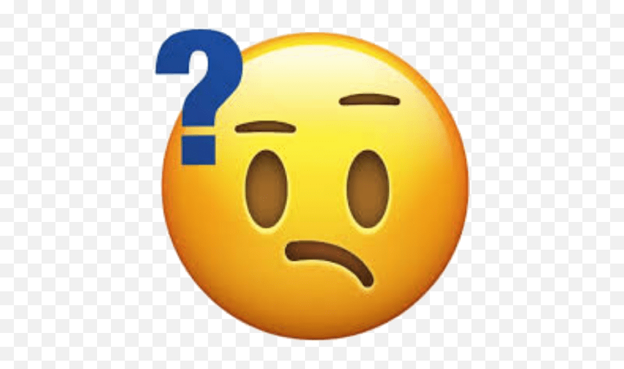 Emojis - Confused Emoji Png,C Emoticon
