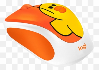 Line Friends Wireless Mice Lets Have - Logitech Emoji,Mouse Emoticon