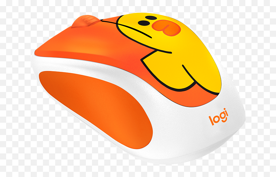 Line Friends Wireless Mice Lets Have - Logitech Emoji,Mouse Emoticon