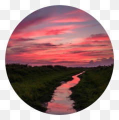 Circle River Rivercircle Sunset Sunrise Sunsetcircle - Sky Sunset Drawing Emoji,Sunrise Emoji