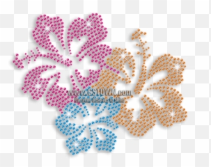 Colorful Flowers Hot - Moana Hibiscus Flower Clipart Emoji,Emoji Level 110