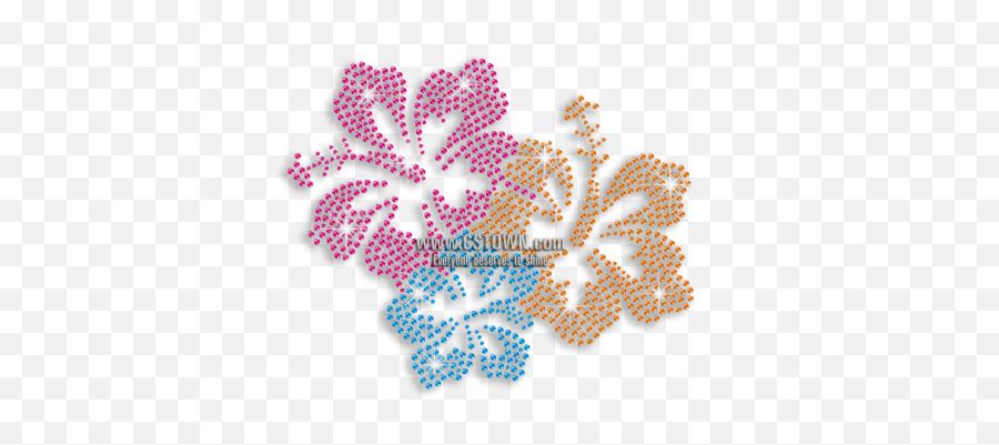 Colorful Flowers Hot - Moana Hibiscus Flower Clipart Emoji,Emoji Level 110