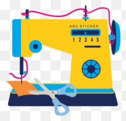 Sewing Machine Sticker Challenge - Tennis Ball Clip Art Emoji,Sewing Emoji