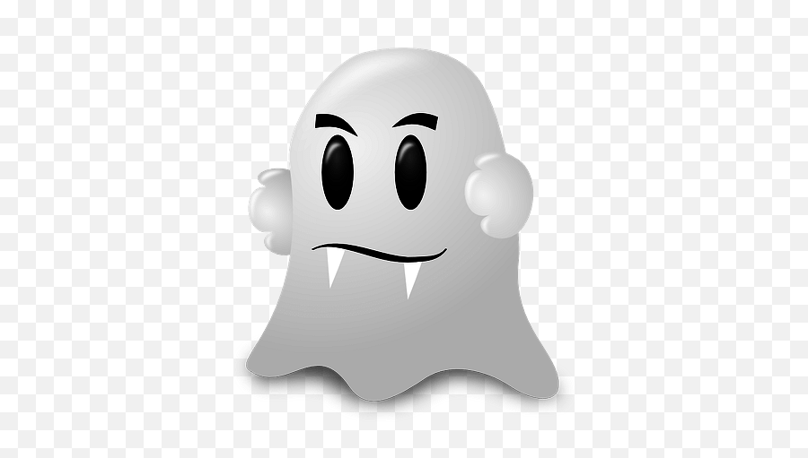 Cute Little Ghost Transparent Png - Stickpng Cartoon Ghost Emoji,Ghost Emoticon