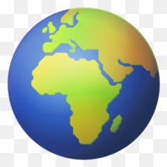 Globe Showing Europe Africa - World Map Emoji