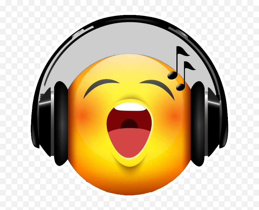 Download Headphones Emoji - Emoji Singing,New Emoji