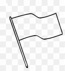 Clipart shapes flag Transparent FREE - Outline Flag Black And White Emoji