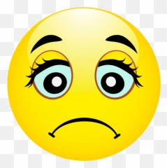 Sad Face Emoji Download Heart Emoji Black Red Pink - Sad Emoji Whatsapp Dp Hd,Sad Face Emoji