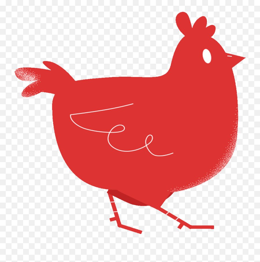 Motion Design Animation Chicken Drawing - Transparent Chicken Animated Gif Emoji,Rooster Emoticon