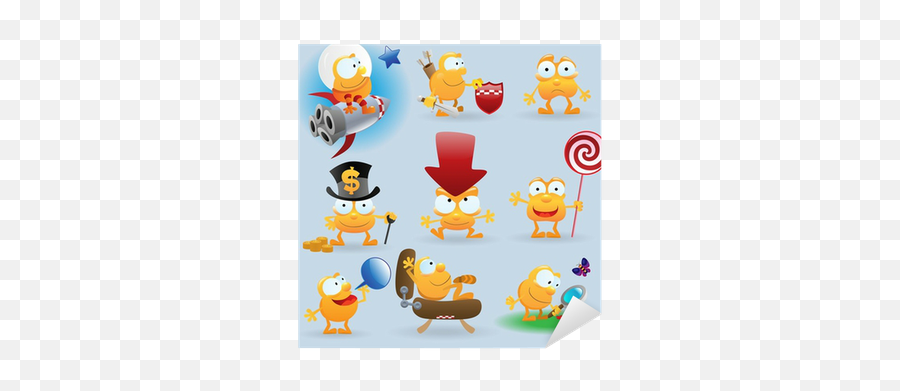 Funny Emoticons Set Sticker Pixers - Emoticon Emoji,Funny Emoticons Text