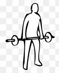 Weightlifting Lifting Gym Iron - Clipart Emoji