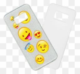 Samsung Galaxy Note 8 Mm Emoji Glitter Hybrid - Smiley,Note Emoji
