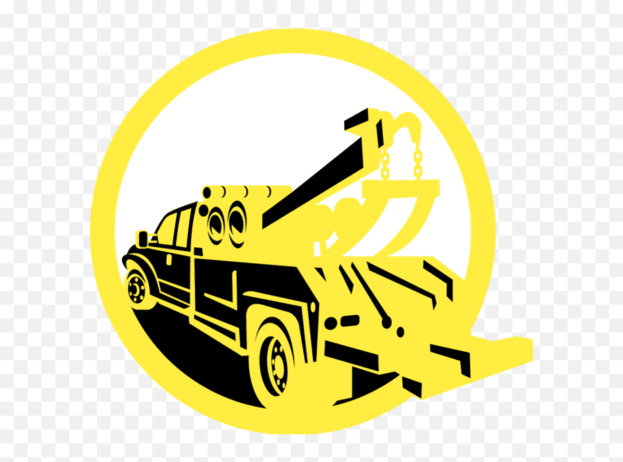Black And Yellow Tow Truck Clipart - Clip Art Emoji,Tow Truck Emoji