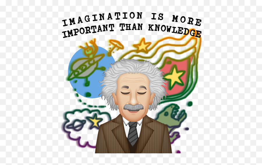 Say It With Einstein - Illustration Emoji,Kimoji Emoji