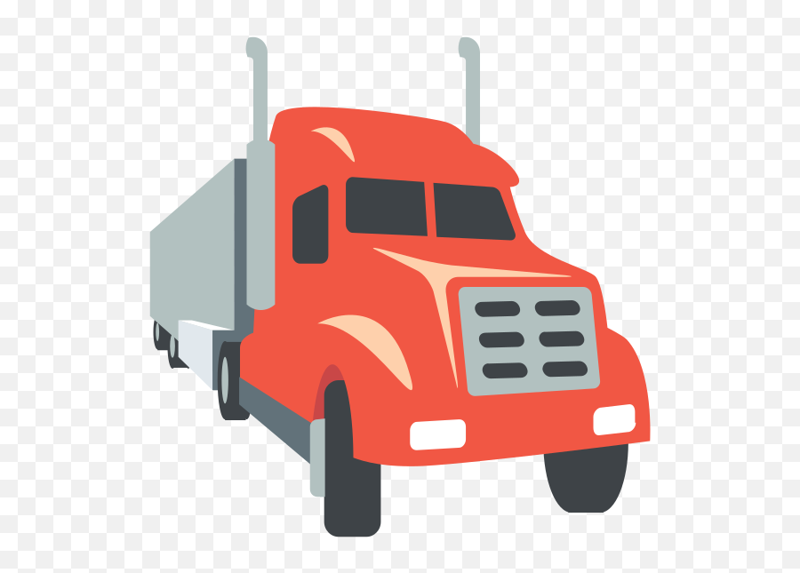 Emojione 1f69b - Semi Truck Emoji,Car Emoji