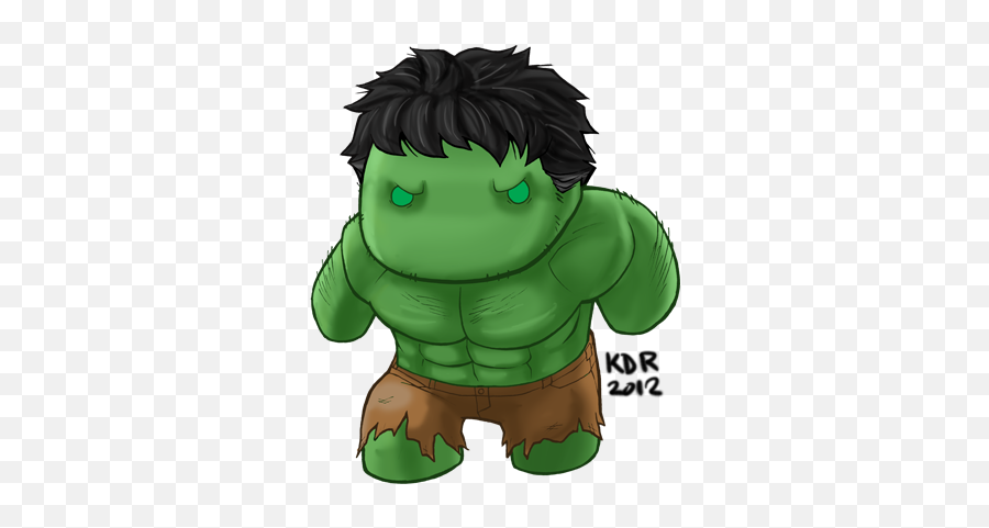 Lil Hulk - Hulk Chibi Emoji,Incredible Hulk Emoji