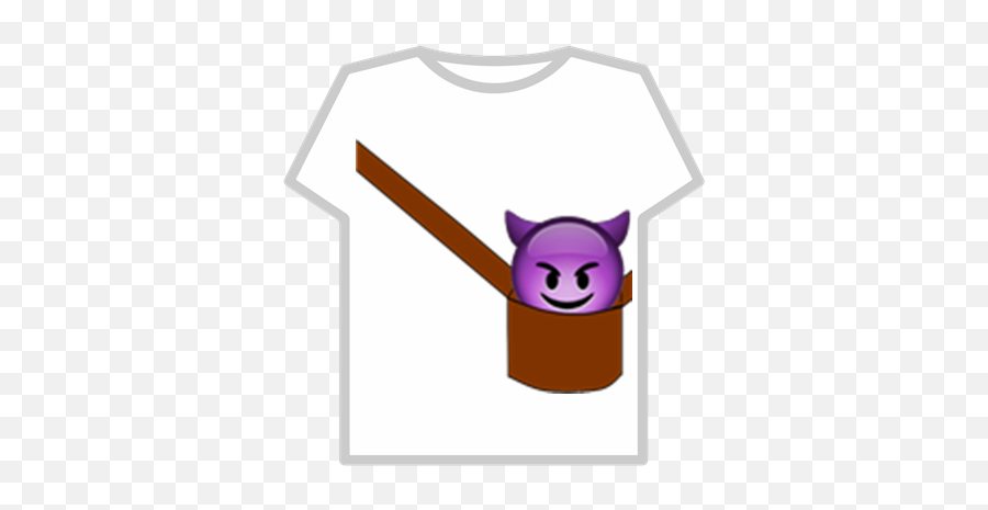 Evil Emoji In A - Giorno T Shirt Roblox,Purple Evil Emoji