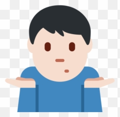 Shrug Emoji Png Picture - Doubt