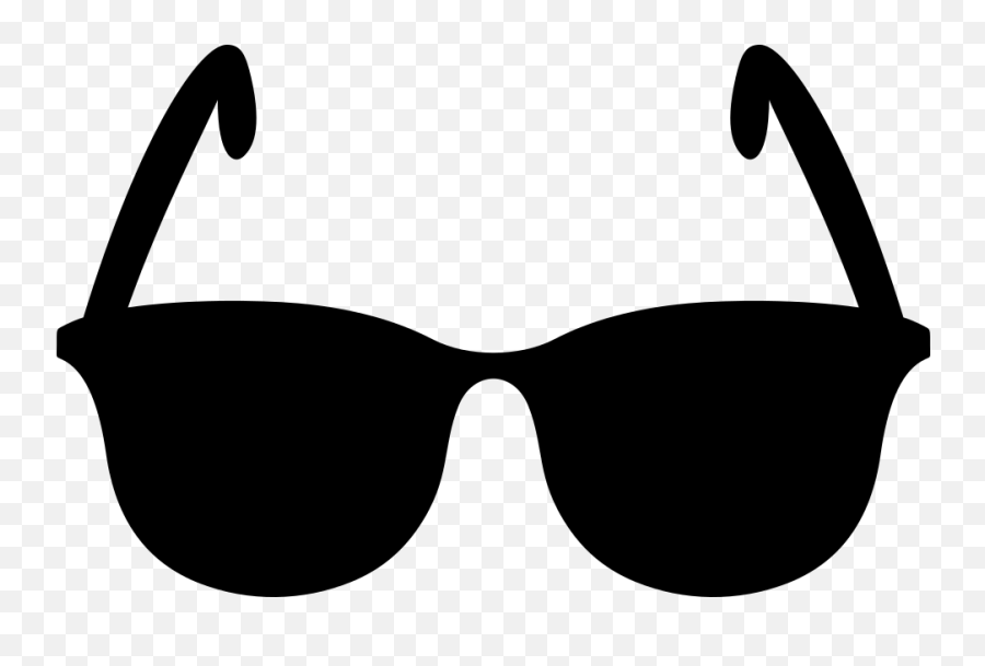 Emojione Bw 1f576 - Transparent Background Sunglasses Emoji,Emoji Glasses