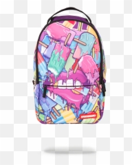 Sprayground Lil Popsicle Grillz Png Download - Lip Ice Cream Sprayground Backpacks Emoji,Emoji Bookbag