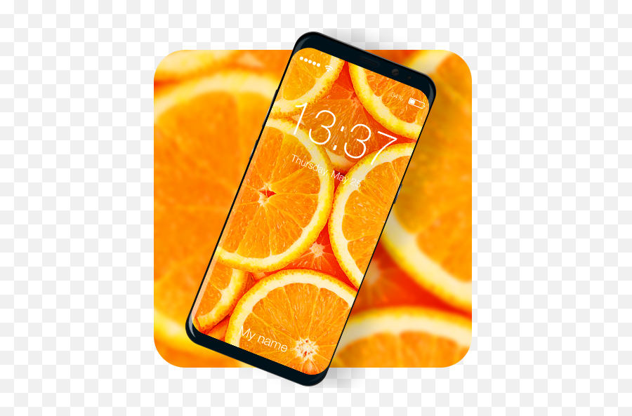 Juicy Citrus Lock Screen - Programu Zilizo Kwenye Google Play Mandarin Orange Emoji,Tangerine Emoji