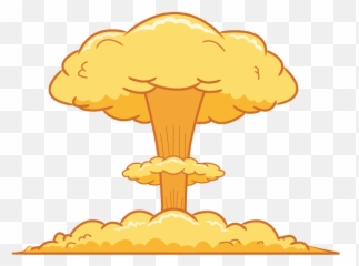 Mushroom Cloud - Cartoon Explosion Emoji