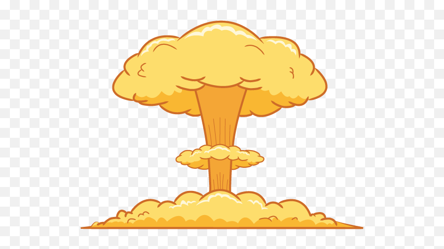Mushroom Cloud - Mushroom Cloud Cartoon Explosion Emoji,Mushroom Cloud Emoji