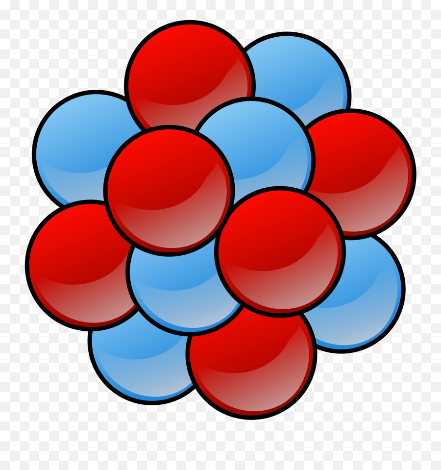 Nucleus Clipart Png Clipart Atom - Atoms Clipart Emoji,Atom Emoji