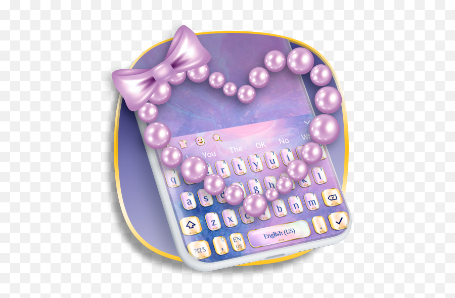 Download Pastel Pearls Keyboard Theme For Android Myket - Pearl Emoji,Dabbing Emoji Text