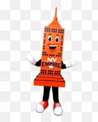 Tennis Playing Empire State Building - Mascot Emoji