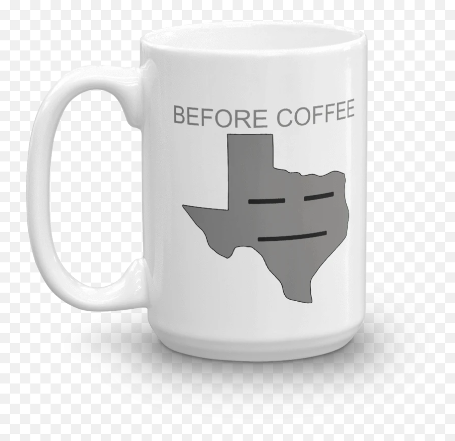 Before U0026 After Coffee Mug - 15oz U2013 Texas Swagger Texas Logo Emoji,Grimace Emoji Transparent