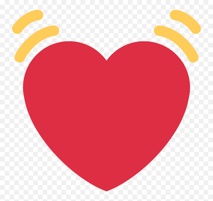 Beating Heart Emoji Clipart - Emoji Beating Heart,Heart Emoji In Text