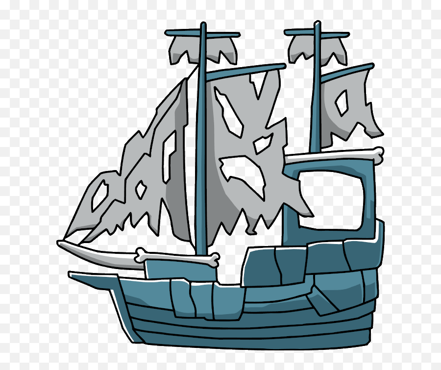 Download Ghost Ship Png - Ghost Pirate Clip Art Full Size Ghost Ship Clip Art Emoji,Ship Emoji