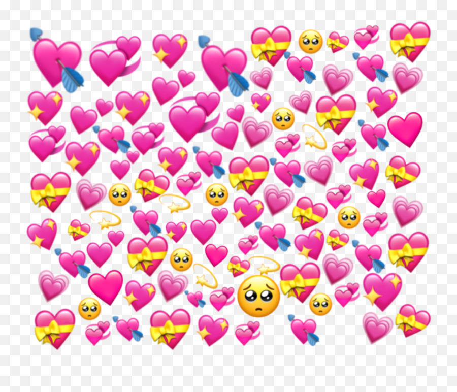 To - Love You Meme Wholesome Among Us Emoji,Heart Emoji Spam