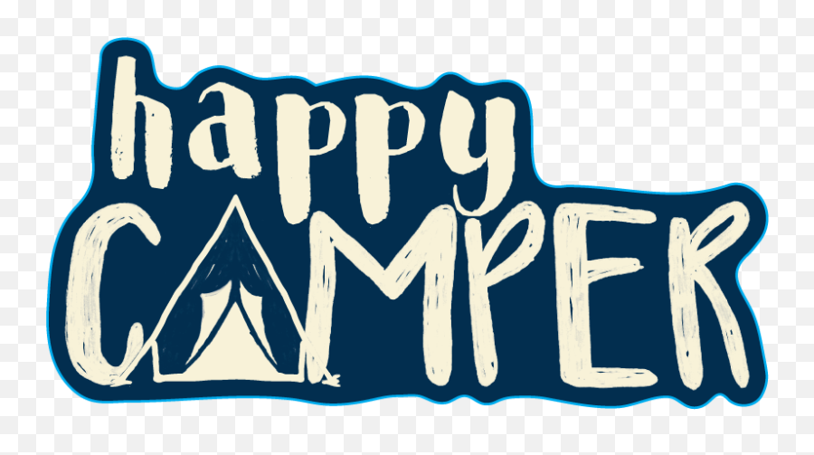Happy Camper Sticker Clipart - Full Size Clipart 856529 Language Emoji,Camper Emoji