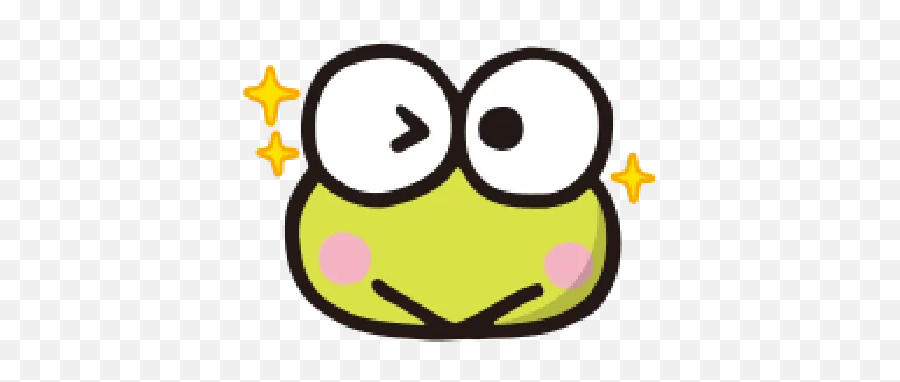 Kerokerokeroppi Emoji - 1 Whatsapp Stickers Stickers Cloud Transparent Kero Kero Keroppi Stickers,Emoticon 3