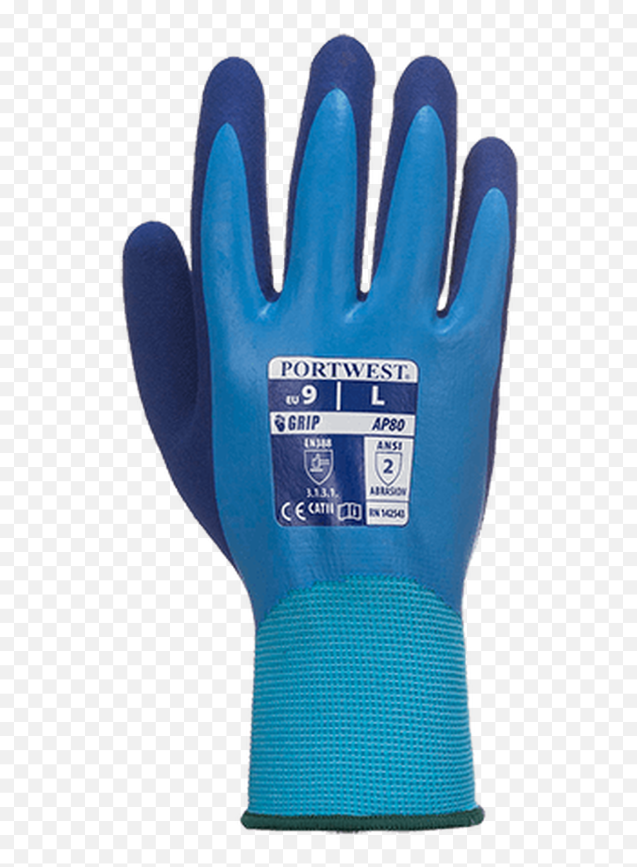 Portwest Ap80 Liquid Pro Glove - Waterproof Work Gloves Uk Emoji,Glove Emoji